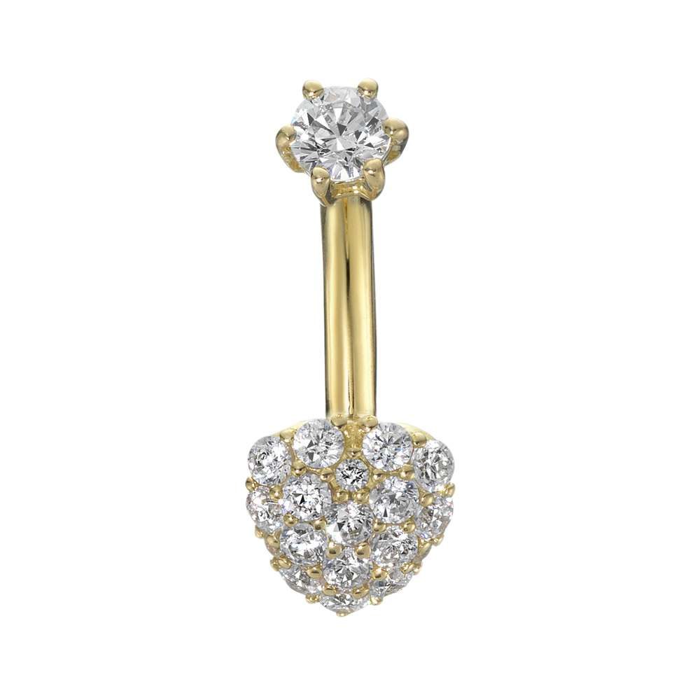 18K Bauchnabelpiercing