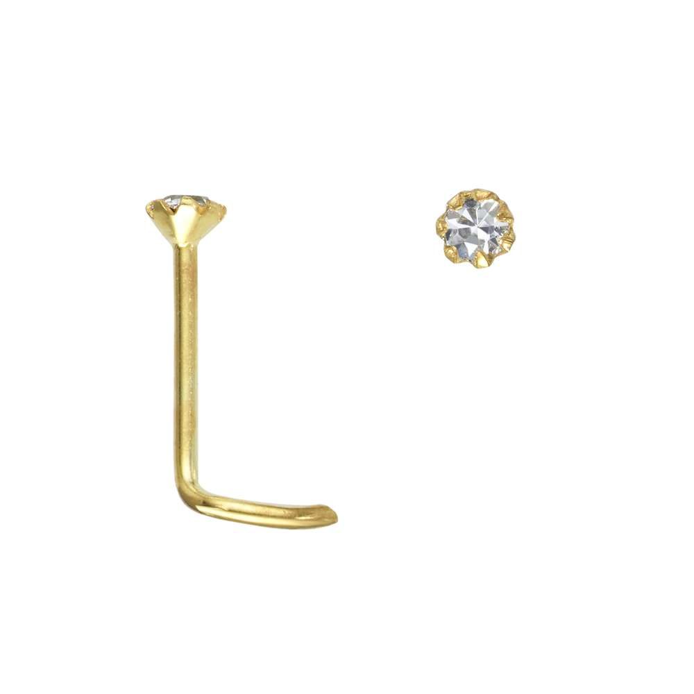 Echtgold Nasenpiercing