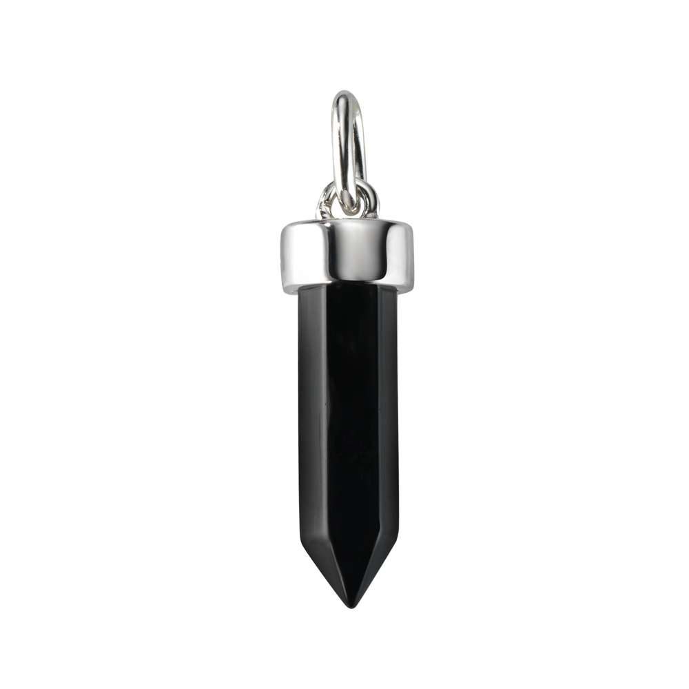 Onyx Silberanhänger