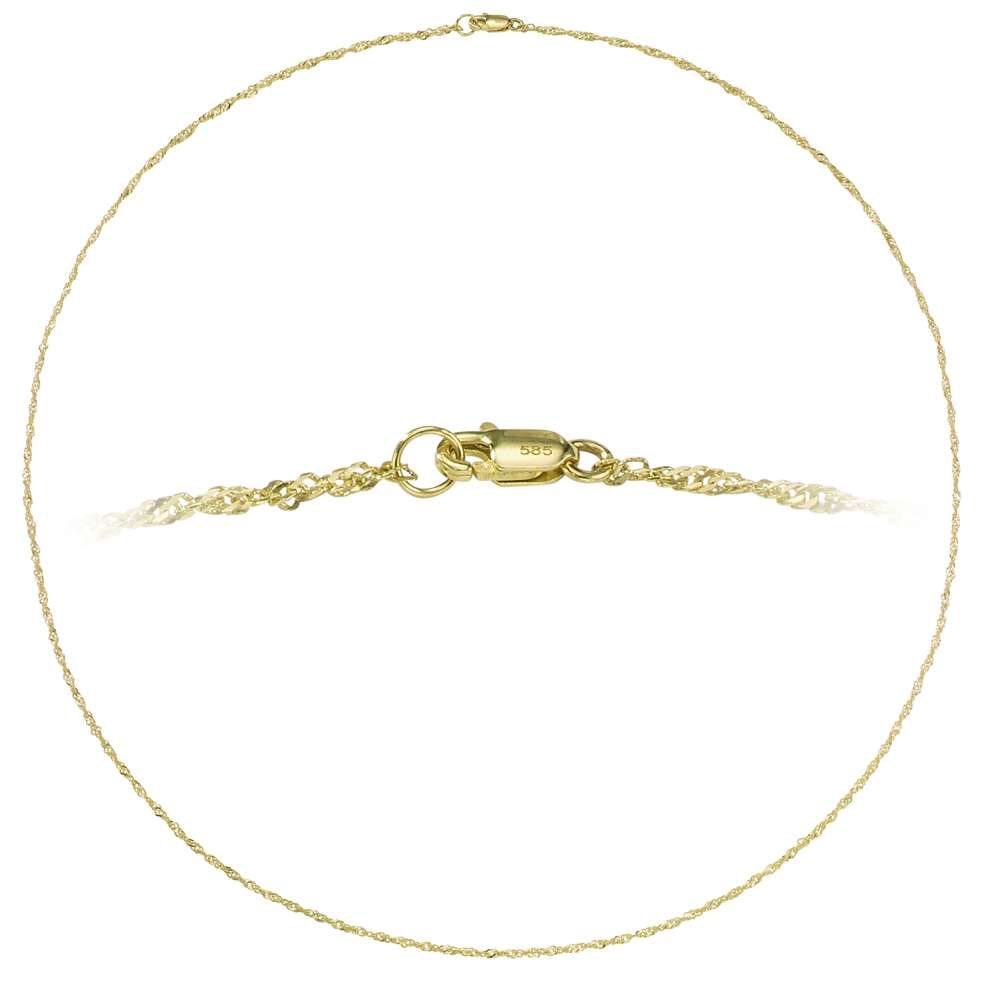 Echtgold Halskette