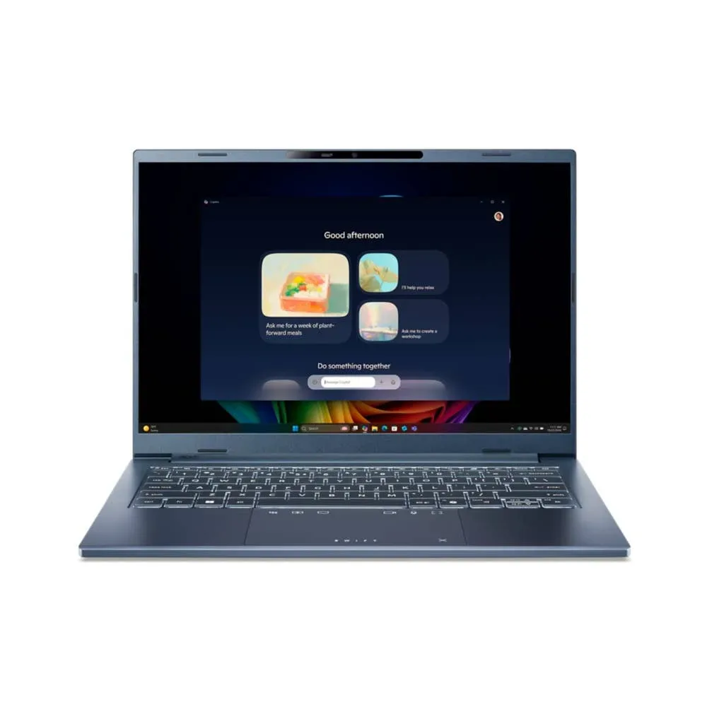 Acer Swift Go 14 AI OLED, SFG14-75 Ultrabook/Laptop, 14 Zoll OLED WUXGA 60Hz, Intel Core Ultra 7 256V, 16GB RAM, 1TB SSD, Intel ARC 140V GPU, Windows 11 Home, Blau