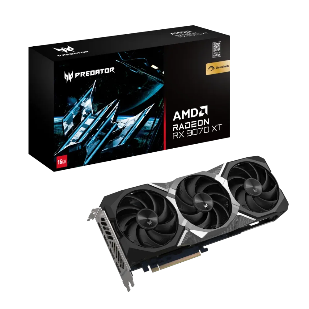 Predator BiFrost Grafikkarte RX 9070 XT OC 16Go
