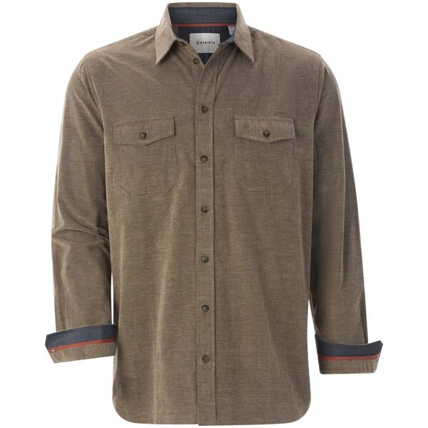 Cordhemd GALDIN beige