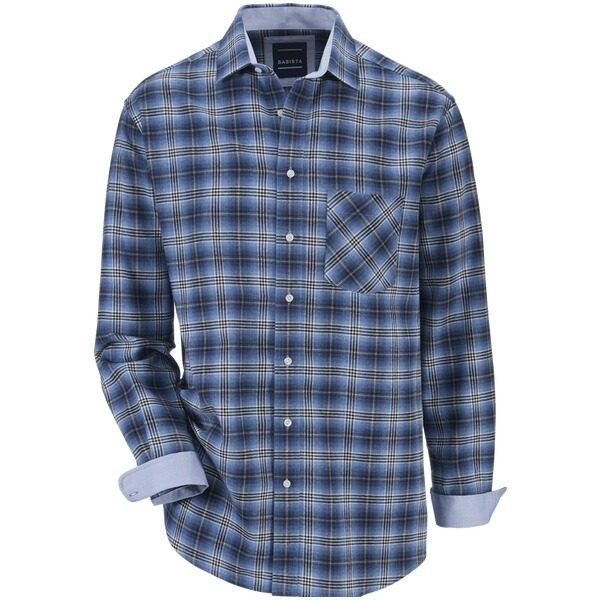 Flanellhemd FLOREVERTI blau