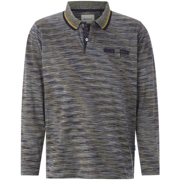 Langarm-Poloshirt VANDOR oliv