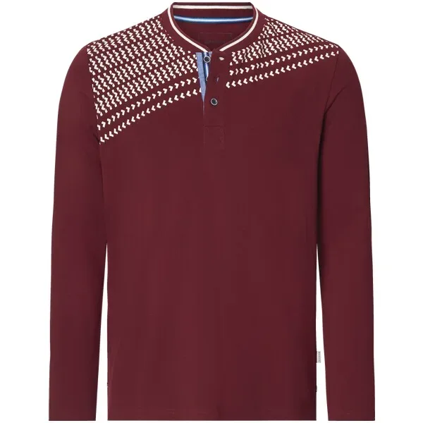 Langarmshirt DIVISSI dunkelrot