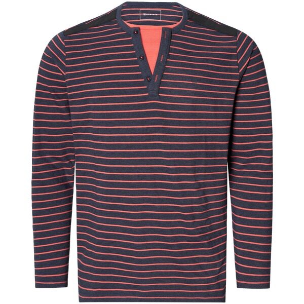 Langarmshirt GAVINO hellrot