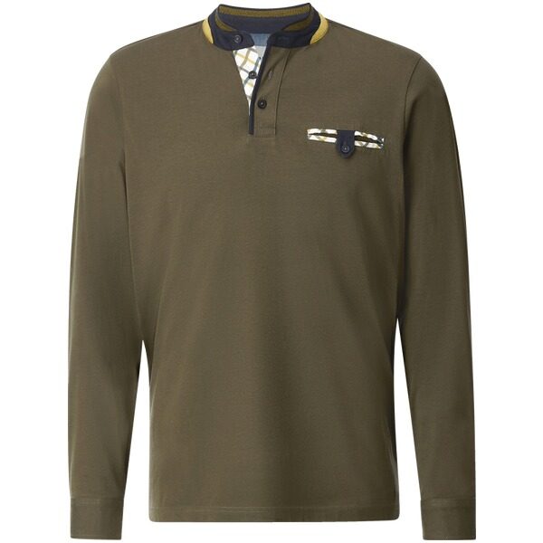 Langarmshirt SAVIRO oliv
