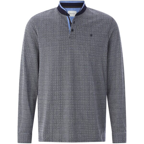 Langarmshirt TIBERON dunkelblau