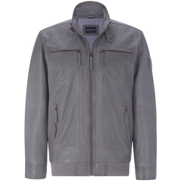 Lederjacke CORIETTA grau
