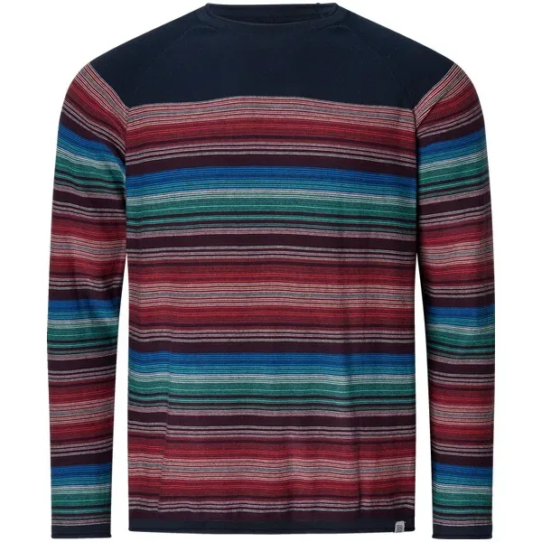 Pullover GRANDITO blau rot