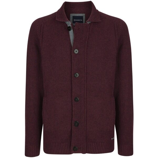 Strickjacke ROBLOTE dunkelrot