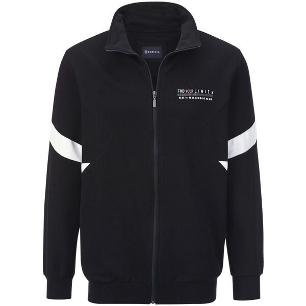 Sweatjacke ELEGANZIO schwarz