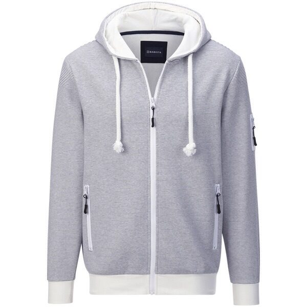Sweatjacke NOLIENZA weiß blau