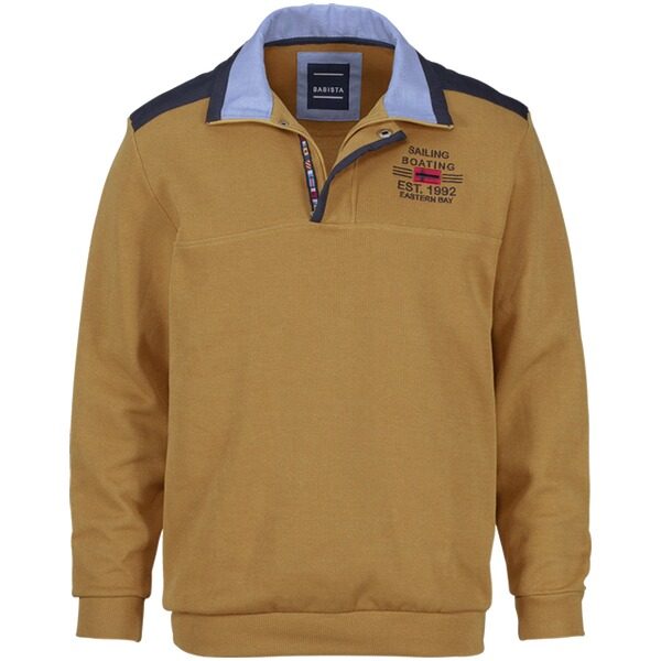 Sweatshirt BELLAVUNTO dunkelgelb