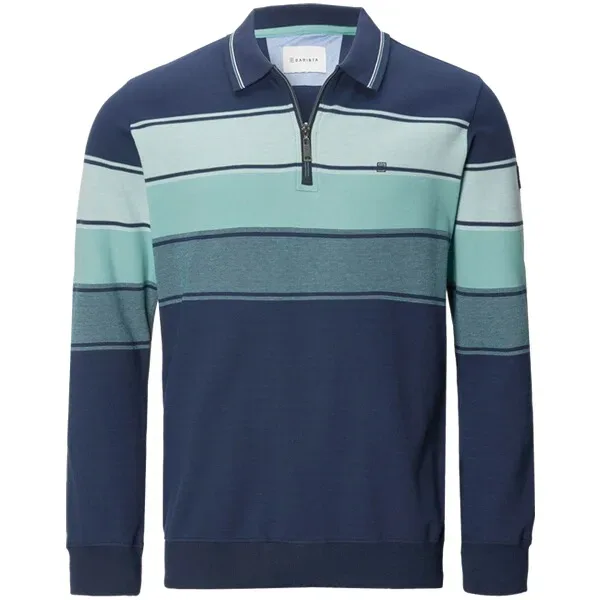 Sweatshirt PERLESSI dunkelblau türkis