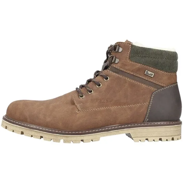 Schnürstiefel RIEKER braun