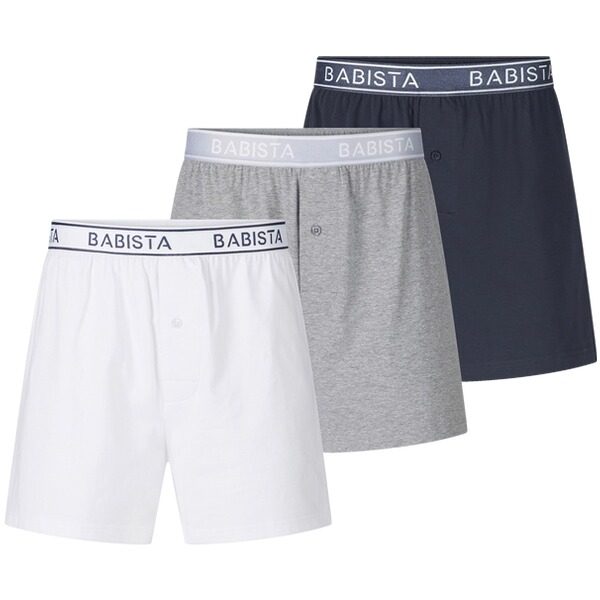 3er Pack Boxershorts CORRASULI weiß
