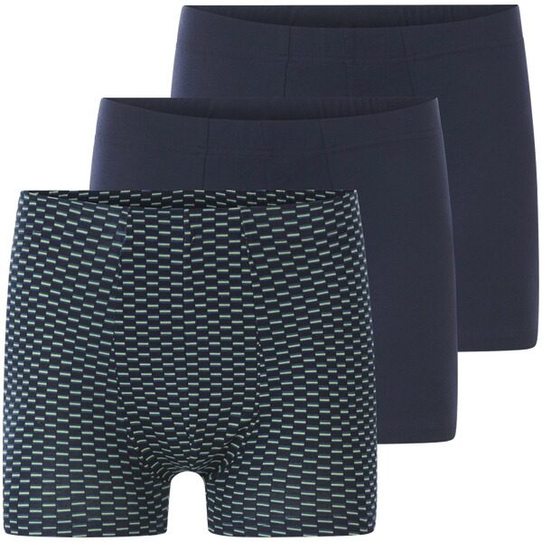 3er Pack Retropants QORDAN dunkelblau