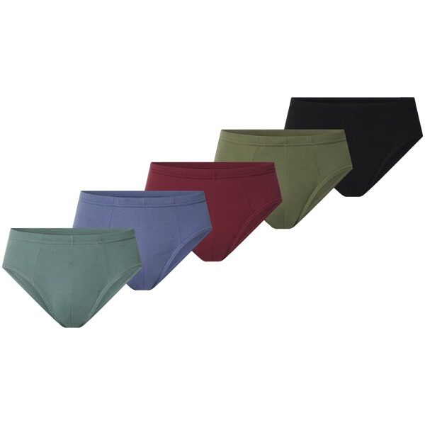 5er Pack Sportslip ERBLIN schwarz rot oliv