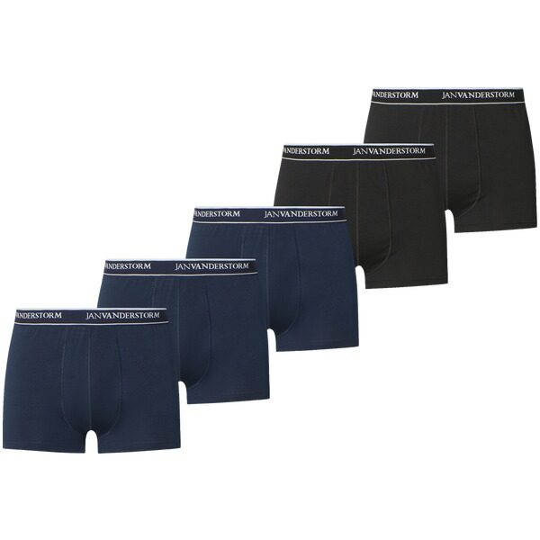 5er Pack Retropant KJELSEN dunkelblau schwarz