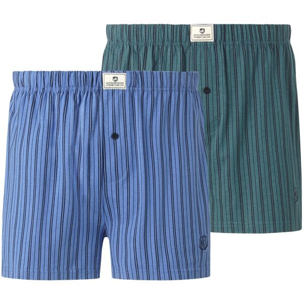 2er Pack Boxershorts THURE petrol royalblau