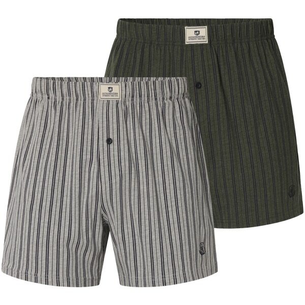 2er Pack Boxershorts THURE oliv grau
