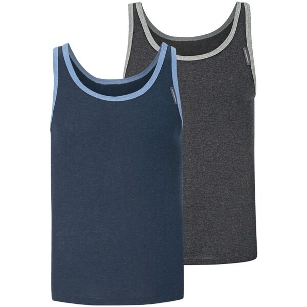 2er Pack Unterhemd ELOF blau