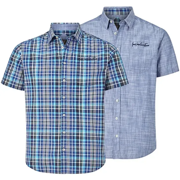 Doppelpack Hemd DANKWARD blau