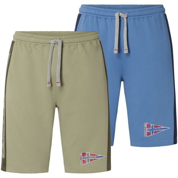 Doppelpack Jogginghose HARAL blau oliv