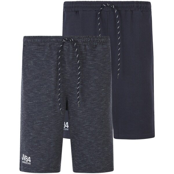 Doppelpack Sweatbermuda JORNRIK dunkelblau
