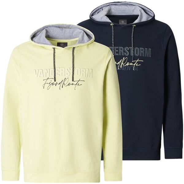 Doppelpack Sweatshirt LEDVOR hellgrün dunkelblau