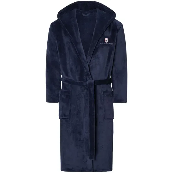 Fleece-Bademantel FRODE dunkelblau