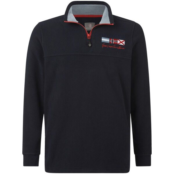 Fleece-Sweatshirt SIETSE dunkelblau