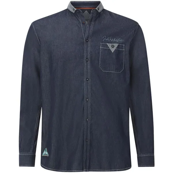 Jeanshemd OLAFGREN blau