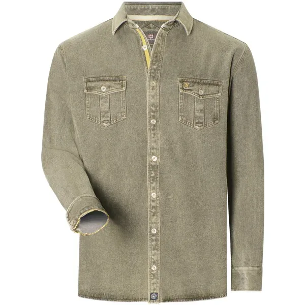 Jeanshemd OLAVIK oliv