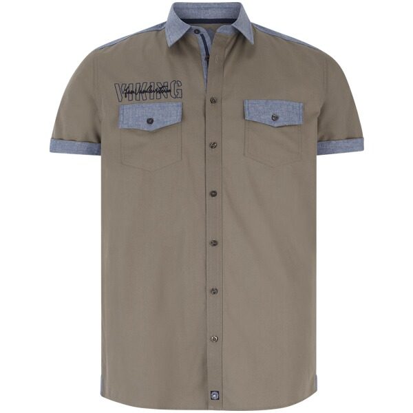 Kurzarmhemd HERKKO beige