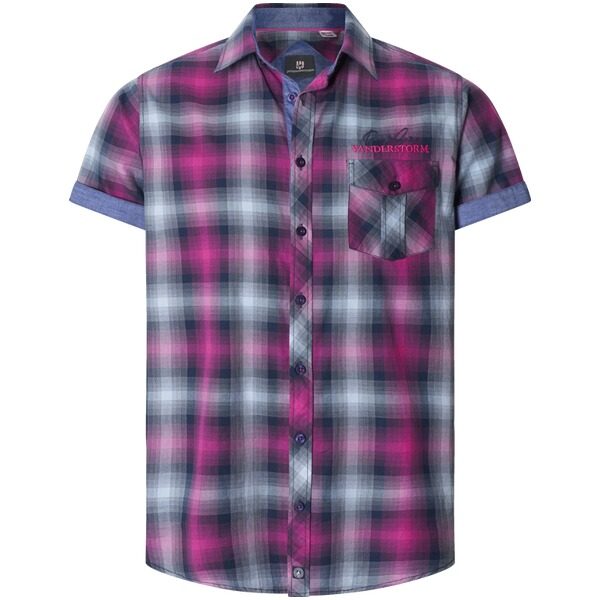 Kurzarmhemd HILSING pink