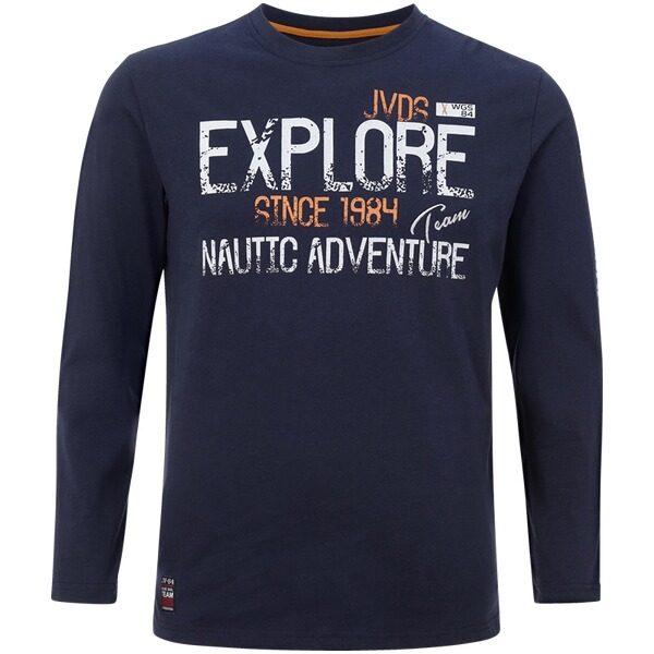 Langarmshirt ELION dunkelblau