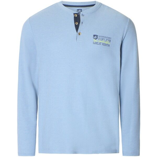 Langarmshirt IVOR blau