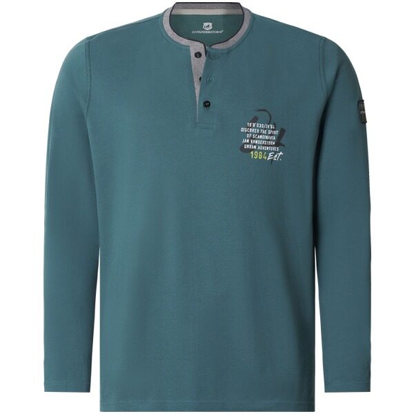 Langarmshirt KESTER petrol