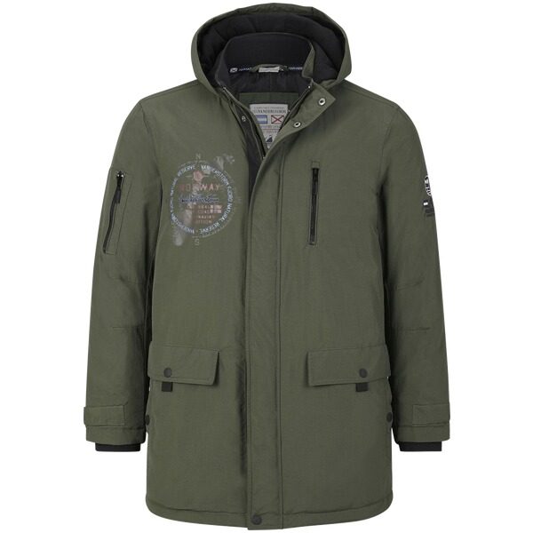 Parka RANDWING dunkelgrün