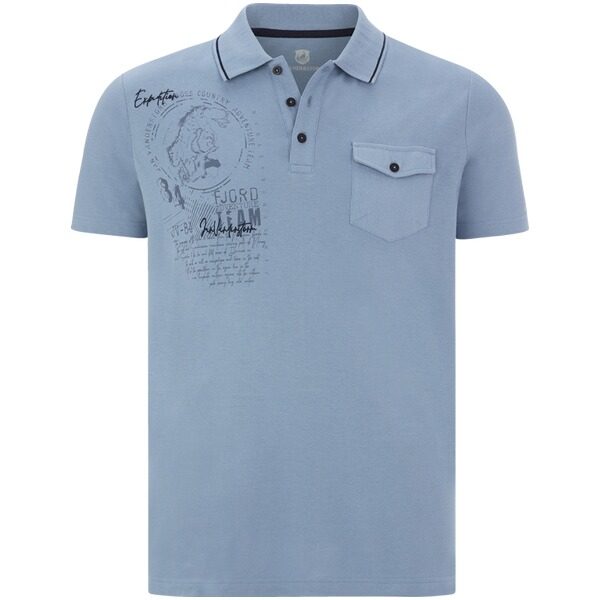 Poloshirt FJODOR hellblau