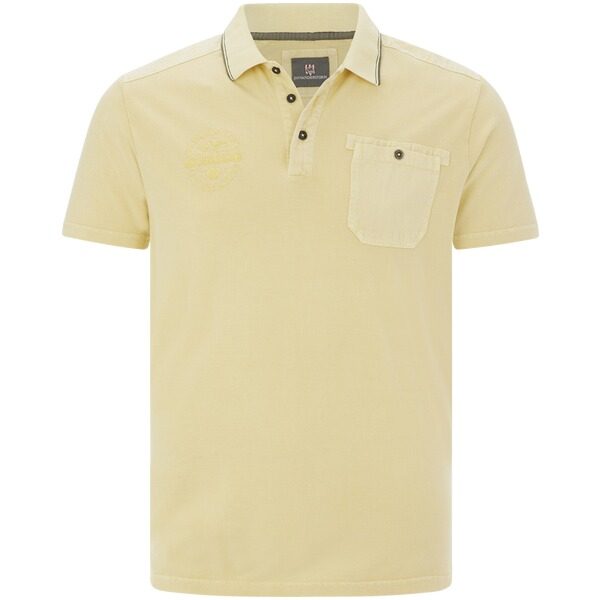 Poloshirt GUNHELM hellgelb