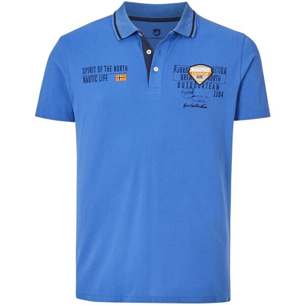 Poloshirt HALLFRED blau