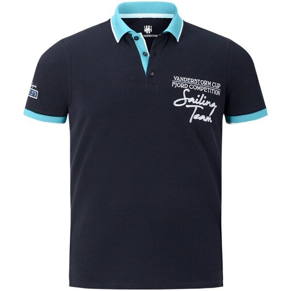 Poloshirt IWAR dunkelblau blau