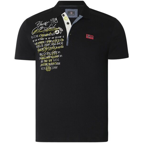 Poloshirt JANO schwarz
