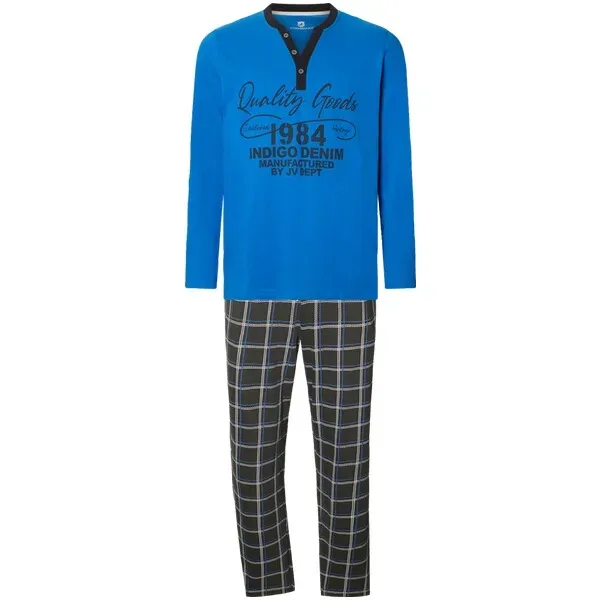 Schlafanzug ROLFHEIM royalblau