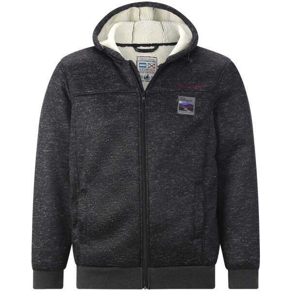 Sweatjacke MIKRIKSON dunkelgrau