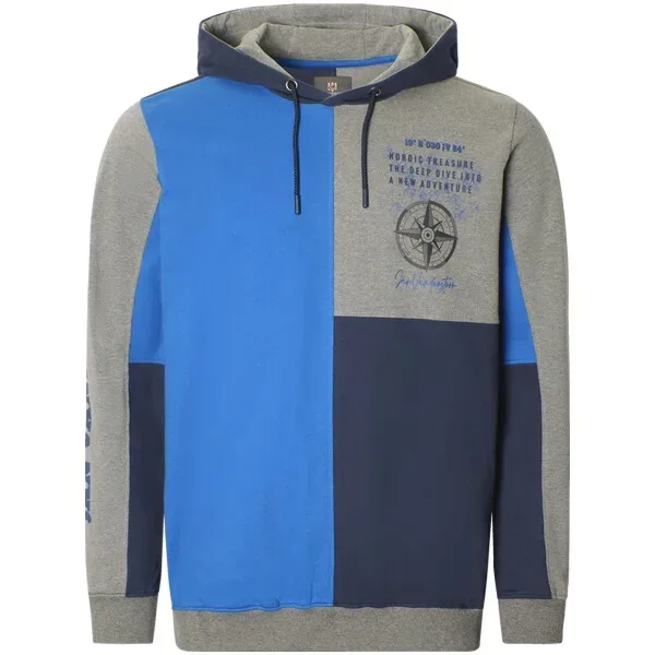 Sweatshirt RIKVALD blau grau